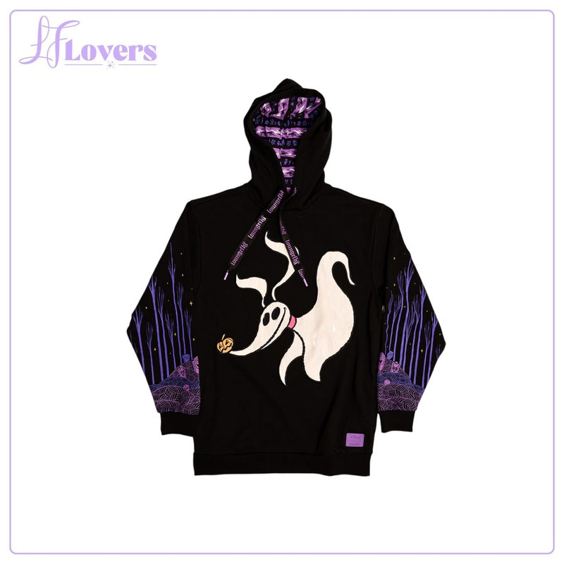 Load image into Gallery viewer, Loungefly Nightmare Before Christmas Zero Hearts Unisex Hoodie - PRE ORDER
