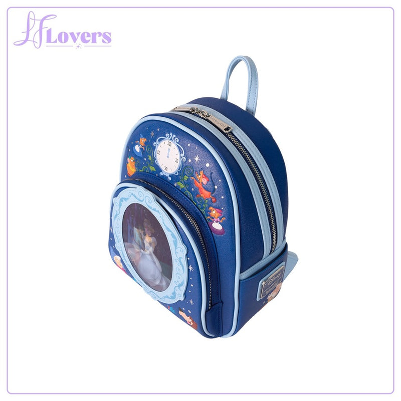 Load image into Gallery viewer, Loungefly Disney Cinderella 75th Anniversary Lenticular Mini Backpack
