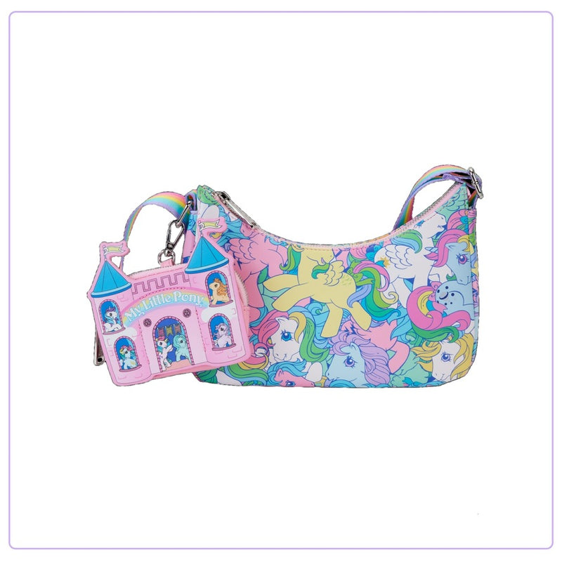 Load image into Gallery viewer, Loungefly Hasbro My Little Pony Large AOP Baguette Crossbody - PRE ORDER - LF Lovers

