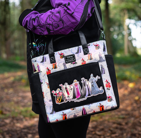 Loungefly Disney Villains Convertible Backpack & Tote Bag