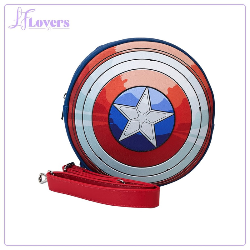 Load image into Gallery viewer, Loungefly Marvel Captain America Brave New World Wings Crossbody
