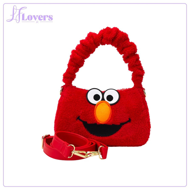 Load image into Gallery viewer, Loungefly Sesame Street Elmo Plush Crossbody - PRE ORDER
