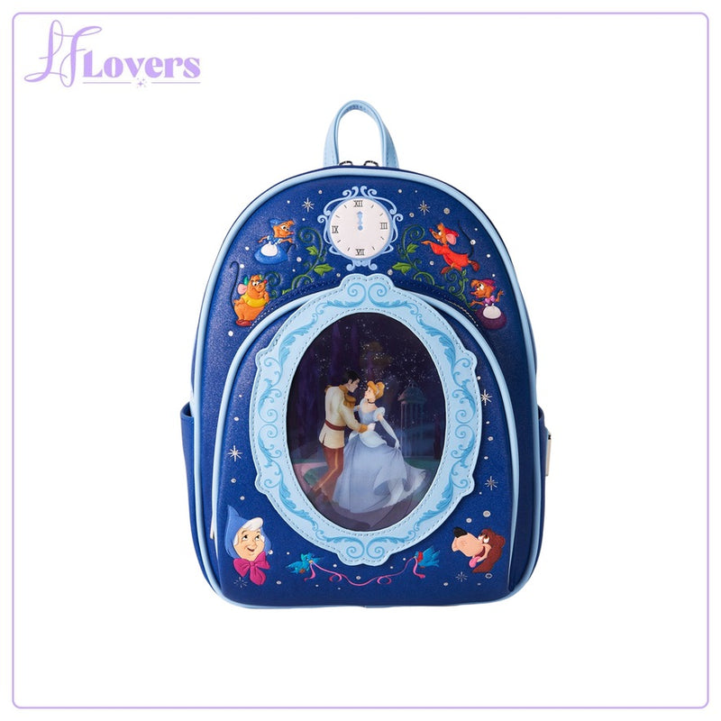 Load image into Gallery viewer, Loungefly Disney Cinderella 75th Anniversary Lenticular Mini Backpack
