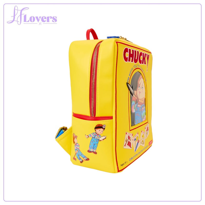 Load image into Gallery viewer, Loungefly Childs Play Chucky Box Mini Backpack - PRE ORDER
