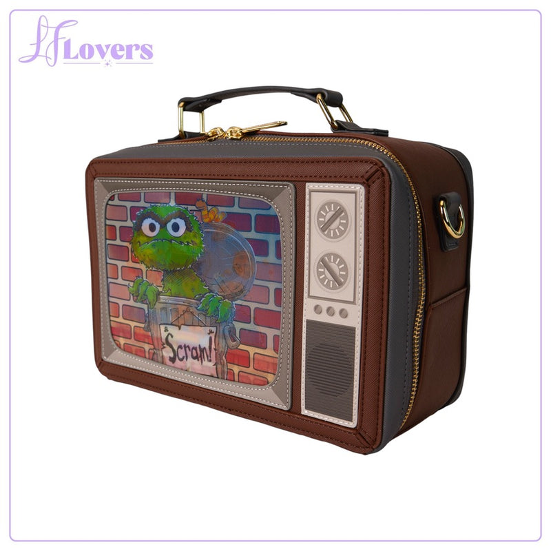 Load image into Gallery viewer, Loungefly Sesame Street Lenticular Retro TV Crossbody - PRE ORDER
