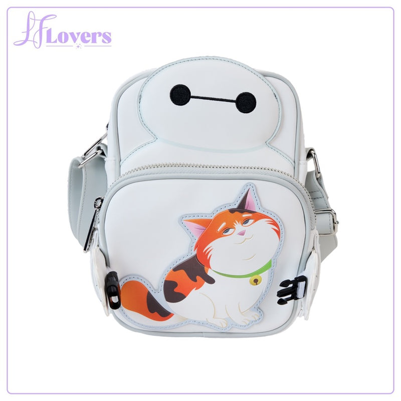 Load image into Gallery viewer, Loungefly Disney Big Hero 6 10th Anniversary Baymax Crossbuddies Bag
