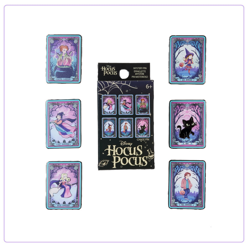 Load image into Gallery viewer, Loungefly Disney Hocus Pocus Tarot Mystery Box Pins
