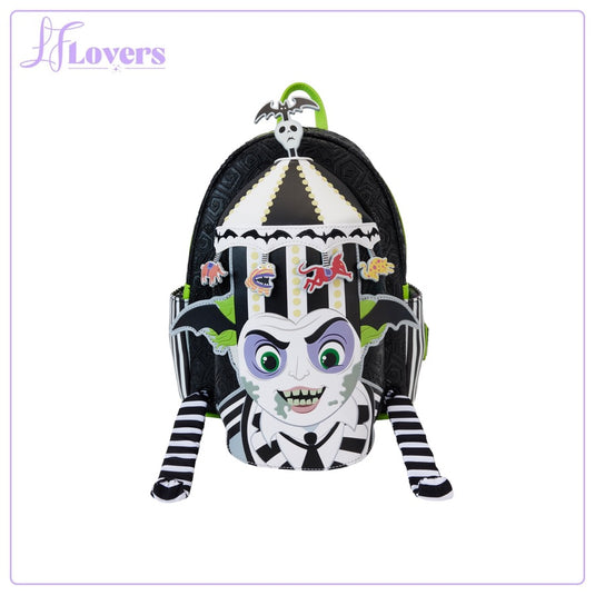 Loungefly Beetlejuice Carousel Light Up Mini Backpack - PRE ORDER