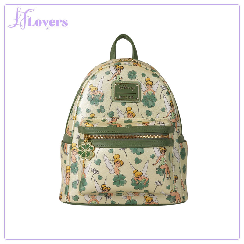 Load image into Gallery viewer, Loungefly Disney Tinker Bell 4-Leaf Clover Mini Backpack - PRE ORDER
