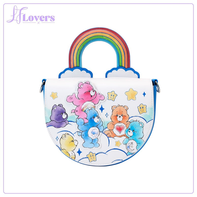 Load image into Gallery viewer, Loungefly Care Bears Rainbow Handle Crossbody
