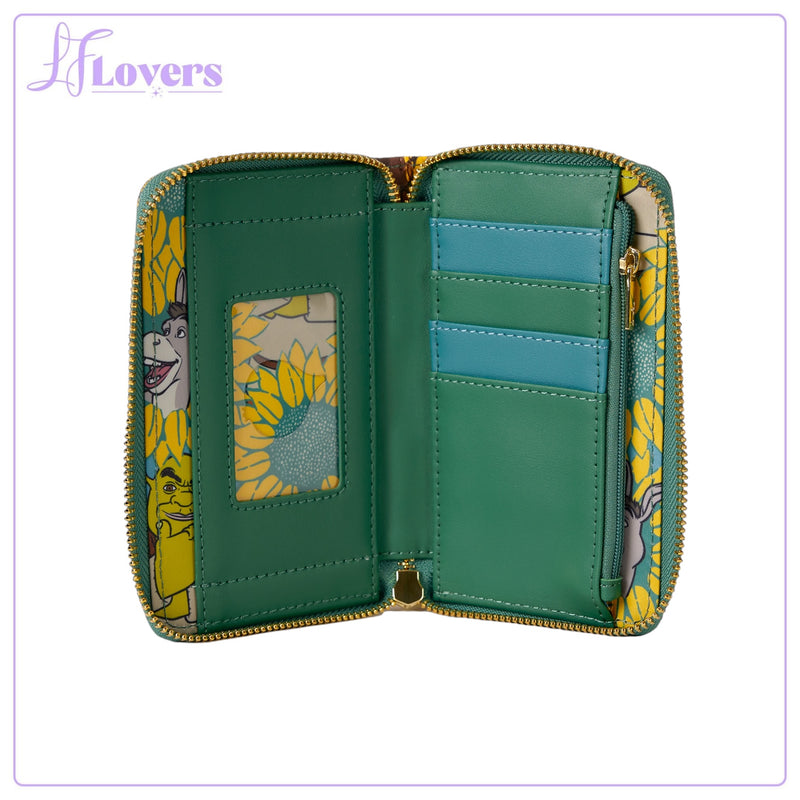 Load image into Gallery viewer, Loungefly Dreamworks Shrek Spring Vibes Zip Around Wallet
