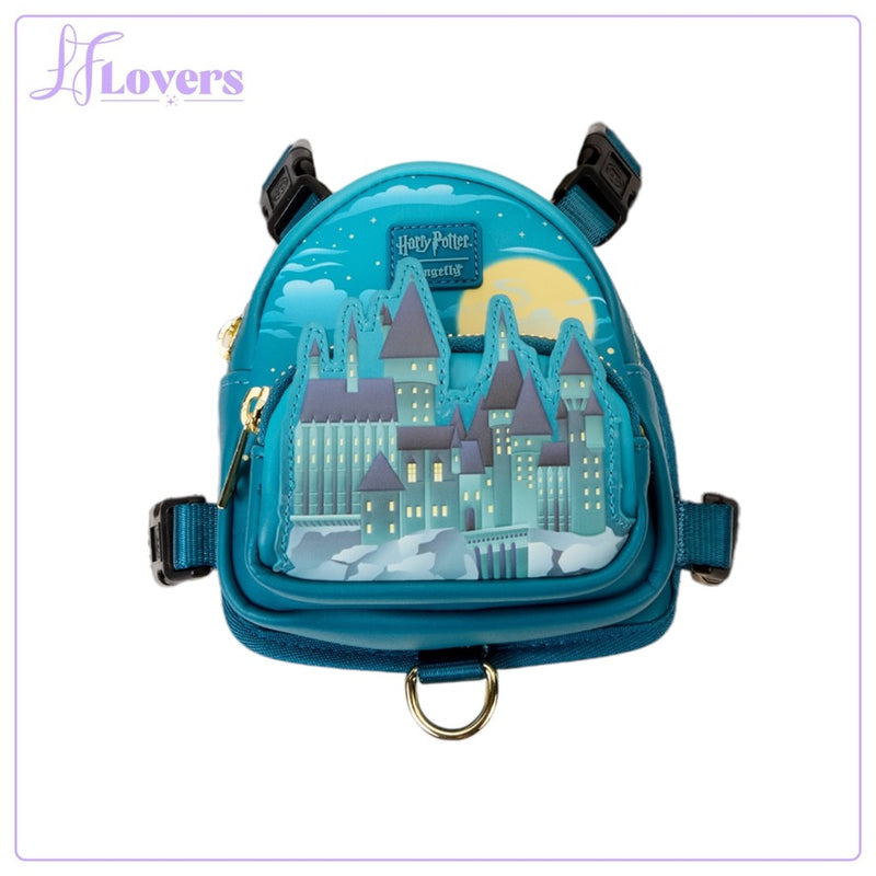 Load image into Gallery viewer, Loungefly Warner Brothers Harry Potter Hogwarts Mini Backpack Per Harness
