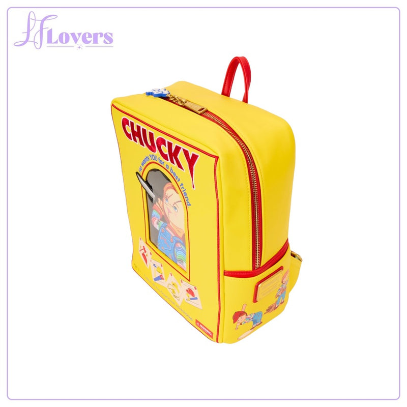 Load image into Gallery viewer, Loungefly Childs Play Chucky Box Mini Backpack - PRE ORDER
