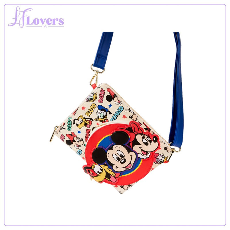 Load image into Gallery viewer, Loungefly Disney Classic Zip Around Crossbody Journal
