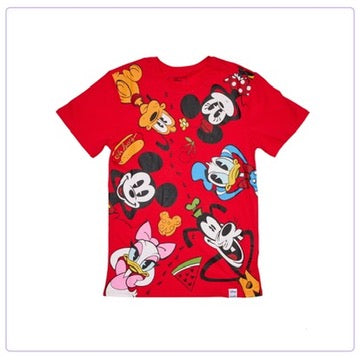 Load image into Gallery viewer, Loungefly Disney Mickey and Friends Picnic Unisex Tee Shirt - PRE ORDER - LF Lovers
