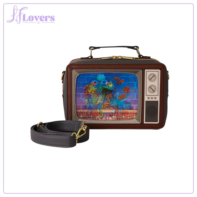 Load image into Gallery viewer, Loungefly Sesame Street Lenticular Retro TV Crossbody - PRE ORDER
