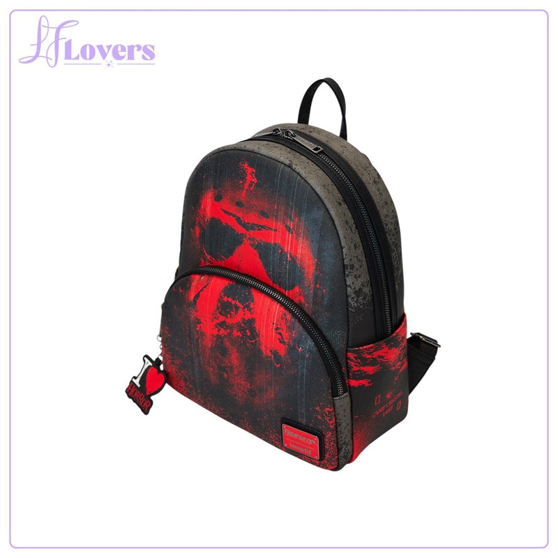 Load image into Gallery viewer, Loungefly Warner Brothers Friday The 13th I Heart Horror Mini Backpack - PRE ORDER
