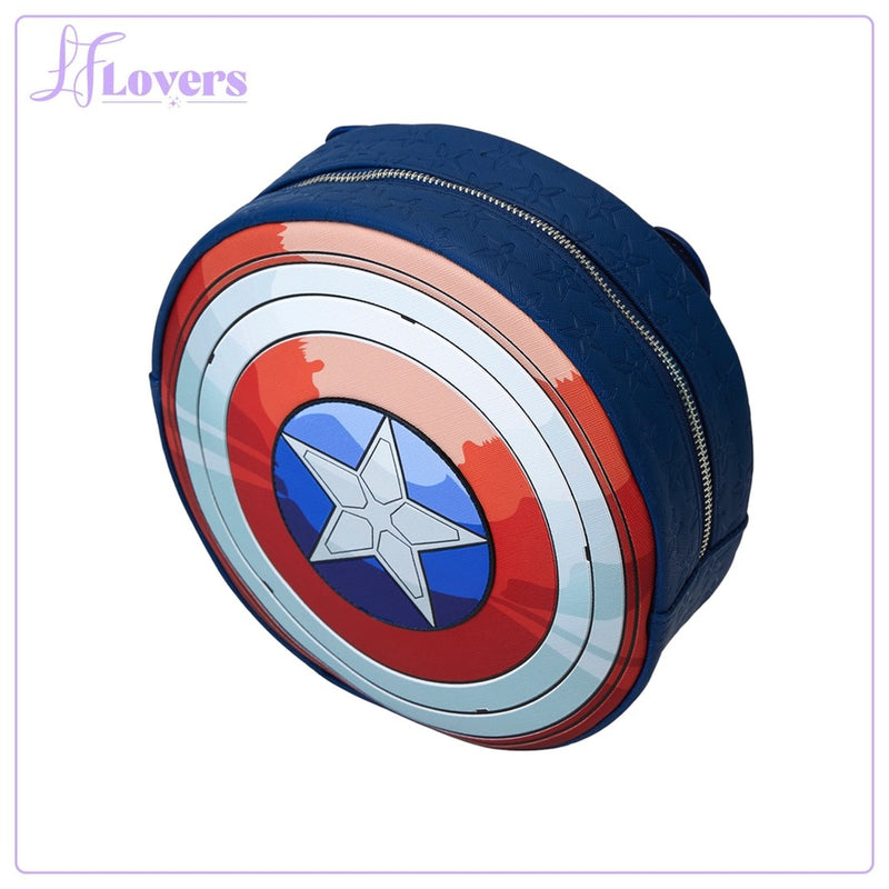 Load image into Gallery viewer, Loungefly Marvel Captain America Brave New World Wings Crossbody
