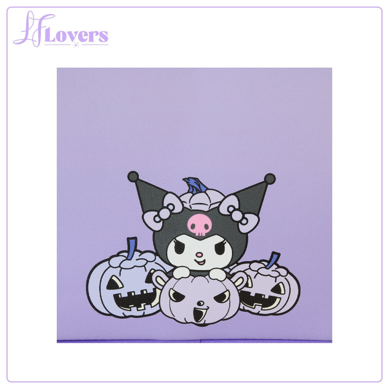 Load image into Gallery viewer, Loungefly Sanrio Kuromi Pumpkin Mini Backpack
