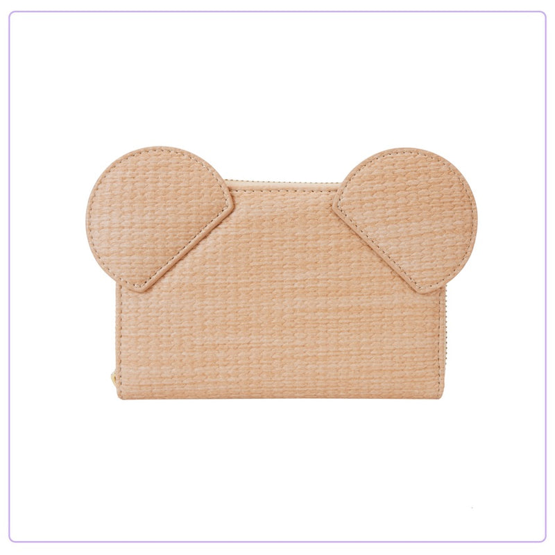 Load image into Gallery viewer, Loungefly Disney Mickey Straw Cosplay Zip Around Wallet
