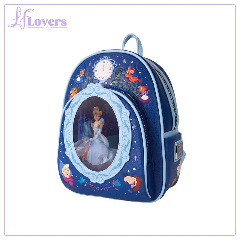 Load image into Gallery viewer, Loungefly Disney Cinderella 75th Anniversary Lenticular Mini Backpack
