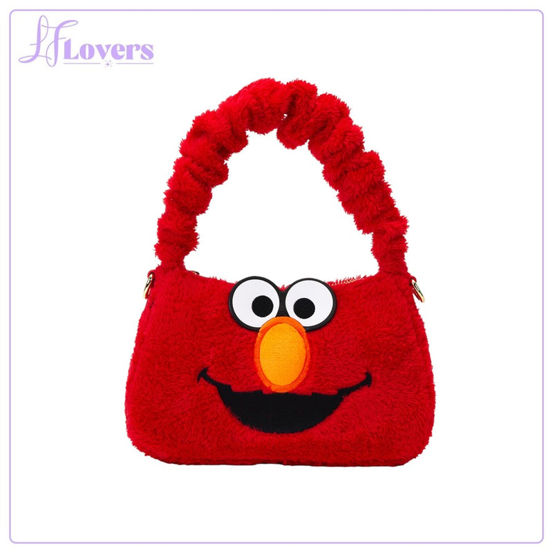 Load image into Gallery viewer, Loungefly Sesame Street Elmo Plush Crossbody
