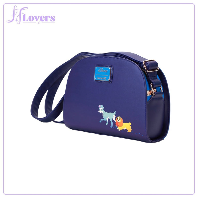 Load image into Gallery viewer, Loungefly Disney Lady And The Tramp 70th Anniversary Crossbody - PRE ORDER
