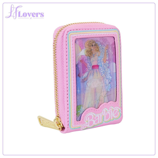 Loungefly Barbie Doll Box Triple Lenticular Zip Around Wallet