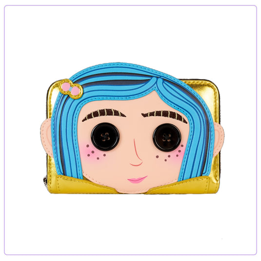 Loungefly Laika Coraline Doll Cosplay Zip Around Wallet