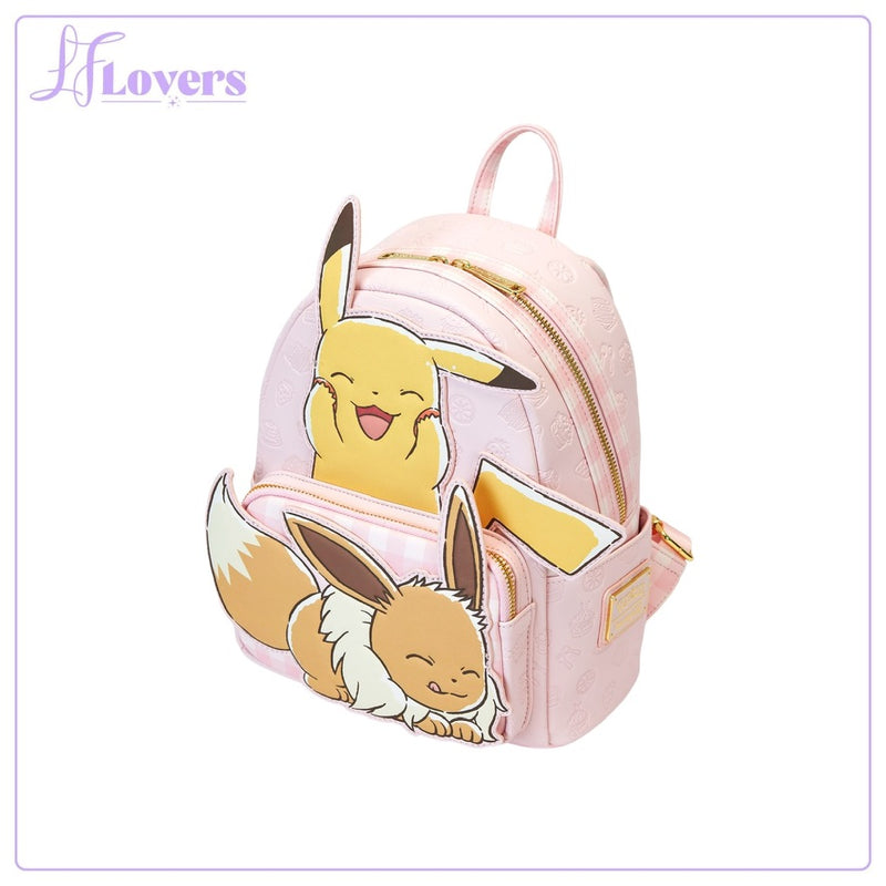 Load image into Gallery viewer, Loungefly Pokemon Pikachu &amp; Eevee Mini Backpack - PRE ORDER
