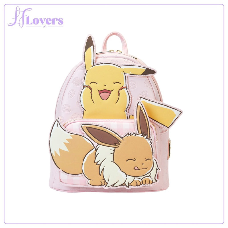 Load image into Gallery viewer, Loungefly Pokemon Pikachu &amp; Eevee Mini Backpack - PRE ORDER
