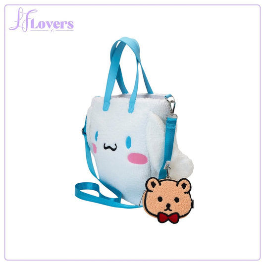 Loungefly Sanrio Cinnamoroll Sherpa Tote Bag With Coin Bag - PRE ORDER