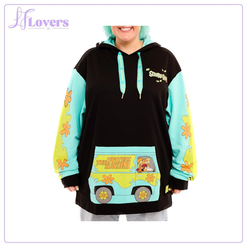 Load image into Gallery viewer, Loungefly Warner Brothers Scooby Doo Mystery Machine Hooded Sweatshirt
