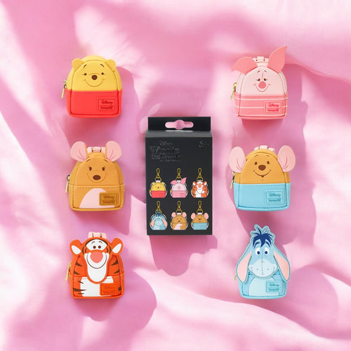 Loungefly Disney Winnie The Pooh Mystery Box Mini Backpacks Bag Charm - PREORDER