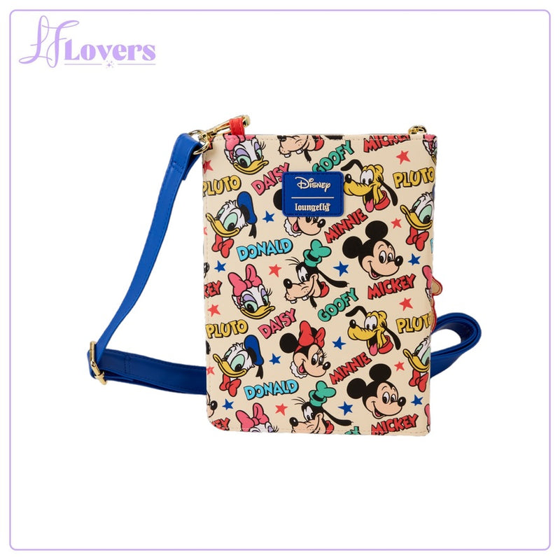 Load image into Gallery viewer, Loungefly Disney Classic Zip Around Crossbody Journal
