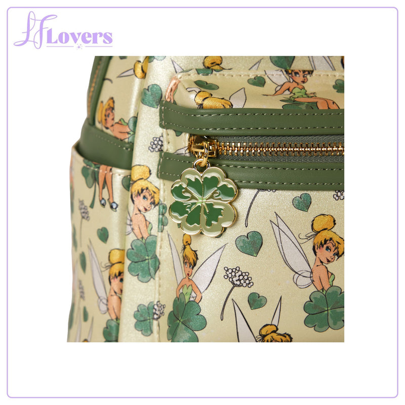 Load image into Gallery viewer, Loungefly Disney Tinker Bell 4-Leaf Clover Mini Backpack - PRE ORDER
