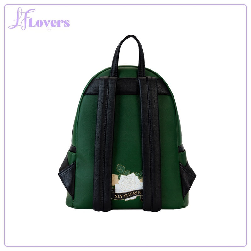 Load image into Gallery viewer, Loungefly Warner Brothers Harry Potter Slytherin House Tattoo Mini Backpack - PRE ORDER - LF Lovers
