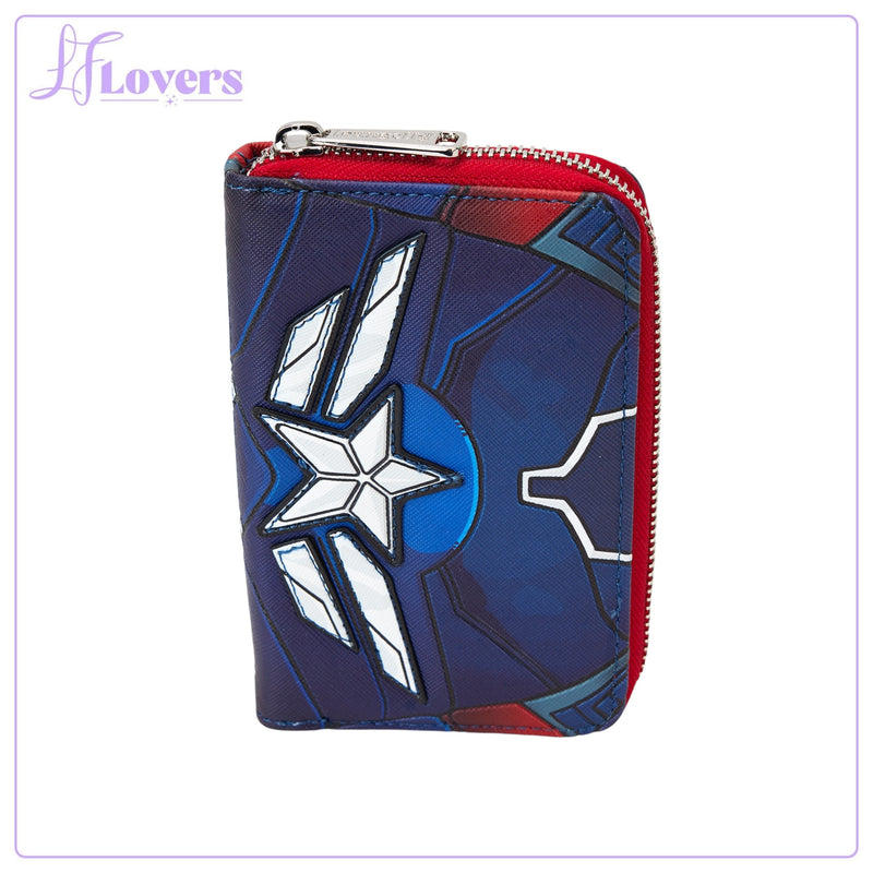 Load image into Gallery viewer, Loungefly Marvel Captain America Brave New World Zip Around Wallet
