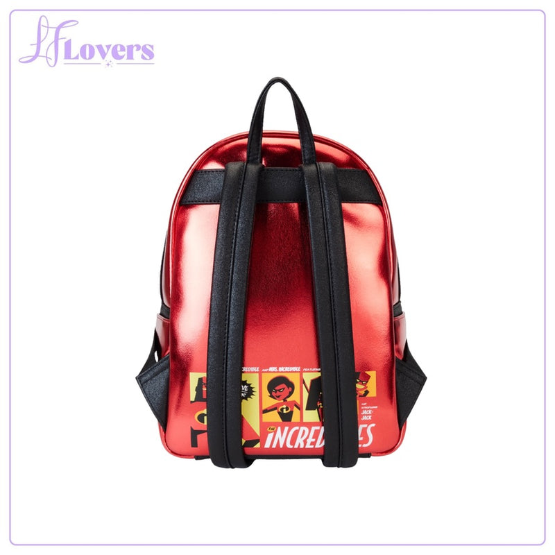 Load image into Gallery viewer, Loungefly Pixar The Incredibles 20th Anniversary Light Up Cosplay Mini Backpack
