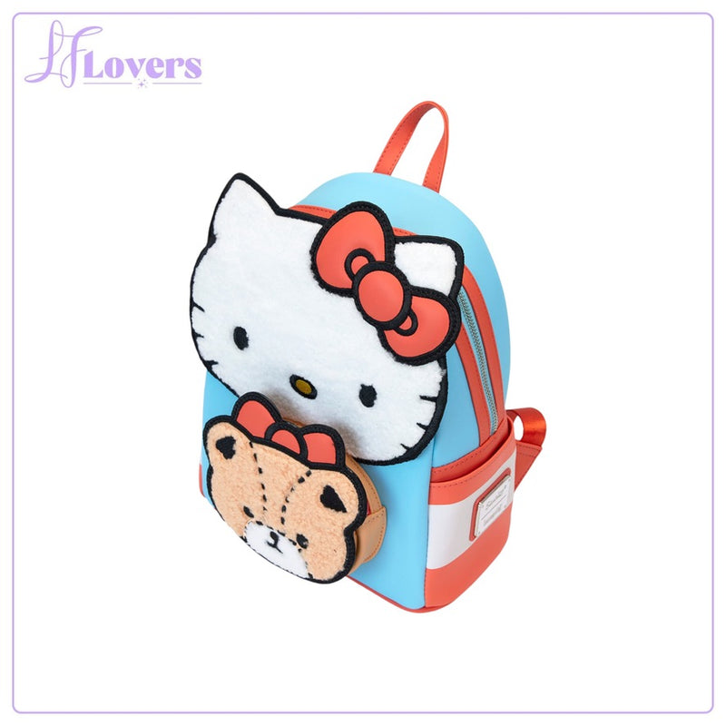 Load image into Gallery viewer, Loungefly Sanrio Hello Kitty &amp; Bear Mini Backpack - PRE ORDER
