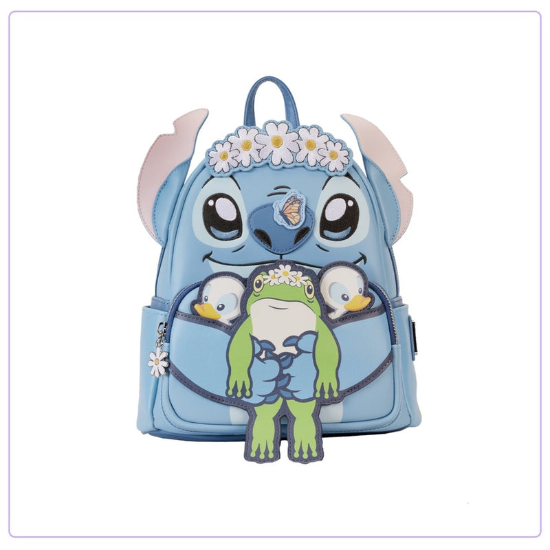 Load image into Gallery viewer, Loungefly DIsney Lilo And Stitch Springtime Stitch Cosplay Mini Backpack - PRE ORDER - LF Lovers
