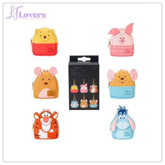 Loungefly Disney Winnie The Pooh Mystery Box Mini Backpacks Bag Charm - PREORDER