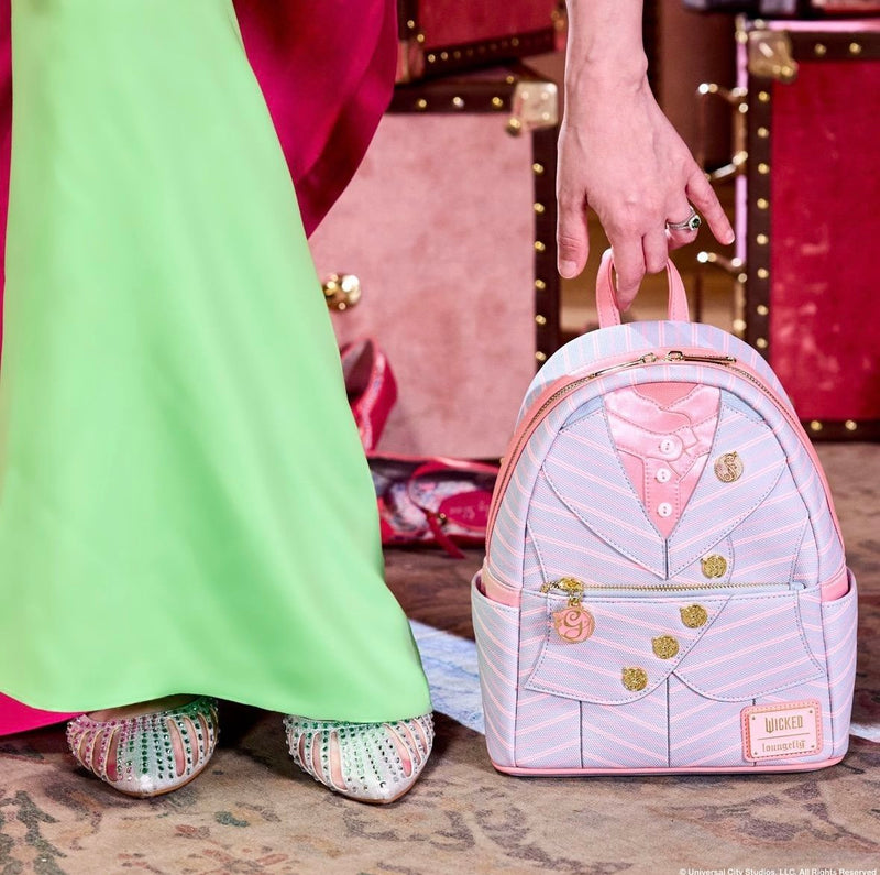 Load image into Gallery viewer, Loungefly Wicked Glinda Cosplay Mini Backpack
