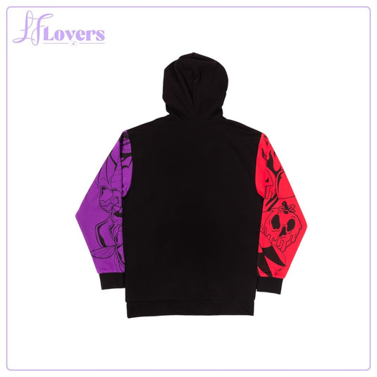 Loungefly Disney Villains Colour Block Hooded Sweatshirt