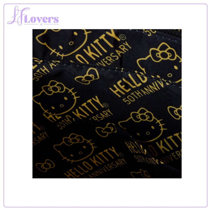 Load image into Gallery viewer, Loungefly Sanrio 50th Anniversary Gold Tote Bag
