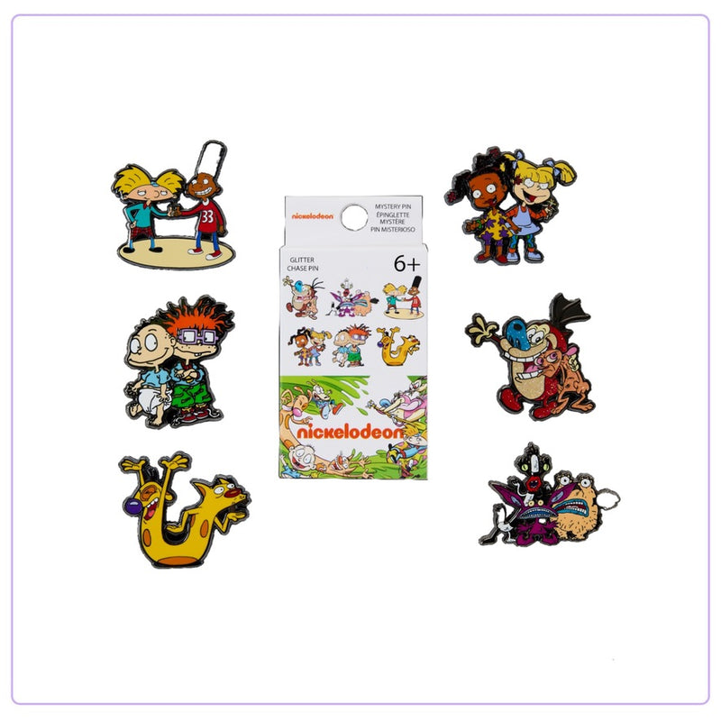 Load image into Gallery viewer, Loungefly Nickelodeon Retro Mystery Box Pins
