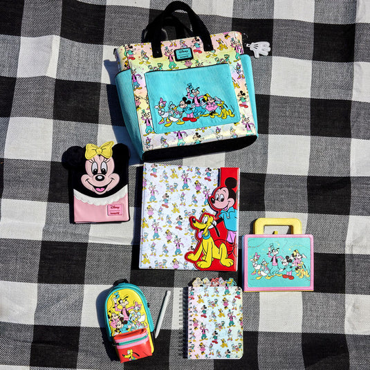 Loungefly Stationary Disney D100 Mickey and Friends Lunchbox Journal - LF Lovers