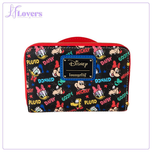 Loungefly Disney Mickey And Friends Classic Zip Around Wallet