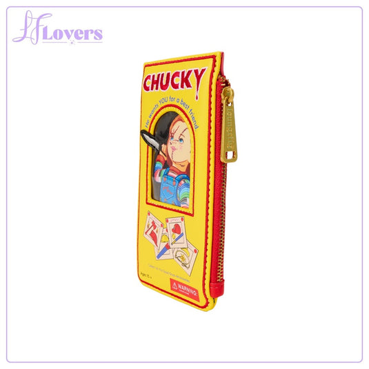 Loungefly Childs Play Chucky Box Large Cardholder - PRE ORDER