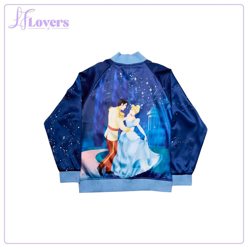 Load image into Gallery viewer, Loungefly Disney Cinderella 75th Anniversary Bomber Jacket
